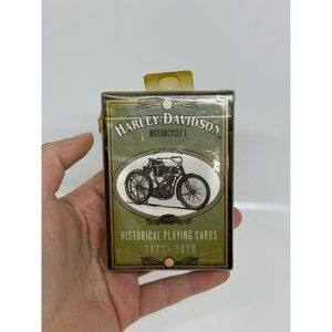 VTG NIP Harley Davidson Motorcycles Historical Playing Cards 1997 Sealed